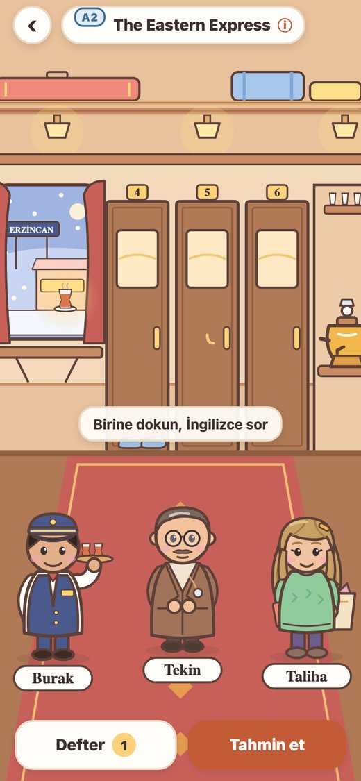 Doğu Ekspresi gizeminin sahnesi